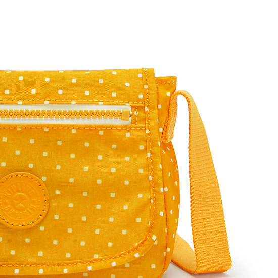 Kipling Sabian Klassieke Printed Crossbody Mini Tassen Geel | BE 1339AH